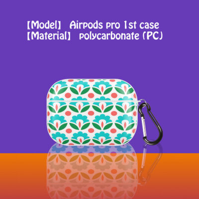 Airpods pro 1st case│Mint tulips