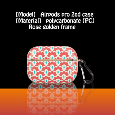 Airpods pro 2nd case│Red petal